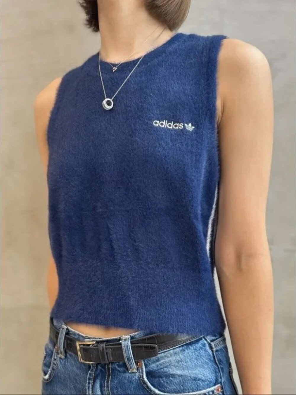 Adidas Fluffy Knit Vest - Picture 7 of 7